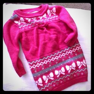 Cute 36 month year old girls sweater dress.